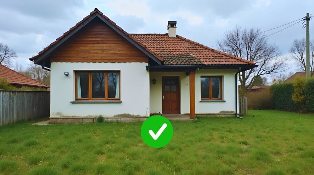 Proste, wypoziomowane zdjęcie  – Zdjęcie wykonane z prostą linią horyzontu, zapewni naturalny wygląd wizualizacji.