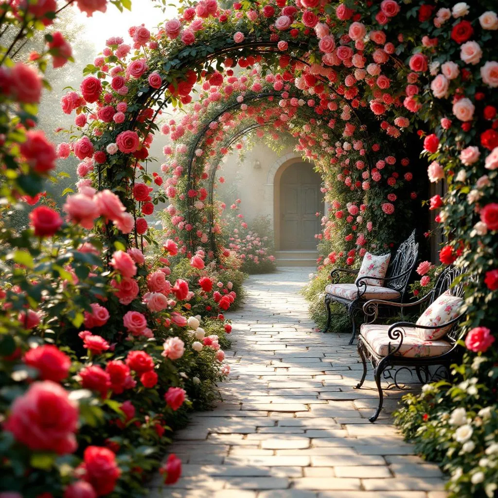 Romantyczny ogród różany: tworzenie przestrzeni pełnej uroku