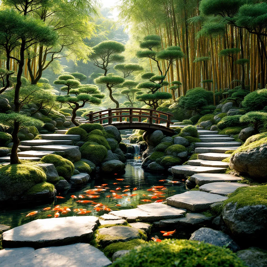Ogród japoński: woda, ścieżki i minimalizm dla spokoju i harmonii